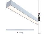 PAULMANN Schienensystem-Leuchten "Linion Einspeisung Zigbee 3.0 Power Channel 1m", grau (chromfarben), H: 4cm, 1 Stk., Leuchten, Smart Home