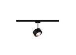 PAULMANN Schienensystem-Leuchten "URail Schienenspot Aldan 498lm 8W 2700K 230V Schwarz matt, Chrom", schwarz (schwarz, chromfarben), 1, Ø 9,8cm H: 17cm, 1 Stk., Leuchten, Einzelspot, dimmbar, LED Schienensystem