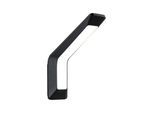 LED Außen-Wandleuchte PAULMANN "Merano IP44 90x328mm 3000K 14W 950lm 230V Anthrazit Aluminium", grau (anthrazit), B:9cm H:28,5cm T:32,8cm, Leuchten, Bewegungsmelder mit Hochfrequenz-Sensor
