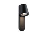 LED Außen-Wandleuchte PAULMANN "IP44 105x127mm 3000K 9W 700lm 230V 65 Anthrazit Aluminium", grau (anthrazit), B:10,5cm H:27,4cm T:12,7cm, Leuchten, Bewegungsmelder mit Hochfrequenz-Sensor