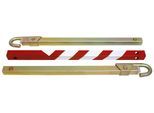 Abschleppseil APA "Snap-In", rot (rot, weiß), L:180cm, Stahl, Seile