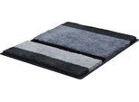 Badematte GRUND "Room" Gr. 14, grau (anthrazit), H:24mm, Polyacryl, Badematten, Badematte, besonders dichter Flor, Badematte mit Streifen