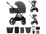 Kombi-Kinderwagen KINDERKRAFT "NEA 2 2in1", Kinder, grau (deep grau), Kinderwagen