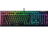 RAZER Tastatur "BlackWidow V4 X - Grün Switch - DE", schwarz, B:46,6cm H:4,35cm T:15,25cm, Tastaturen