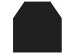 Bodenschutzplatte HANSEATIC "für Kaminöfen Sechseck 100 Stahl", schwarz, B:100cm H:2mm L:120cm, Stahl, Bodenschutzplatten, Stahl-Sechseck, 100 x 120 cm, 2mm Stärke, schwarz, zum Funkenschutz