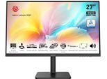 MSI LED-Monitor "Modern MD272QXP", Energieeffizienz: E (A-G), schwarz, B:61,35cm H:36,25cm T:5cm, Monitore, höhenverstellbar, 3 Jahre Herstellergarantie, USB-C