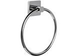 Handtuchhalter SANOTECHNIK "KALO", silber (silberfarben), H:27cm T:21cm, Aluminium, Handtuchhalter, Handtuchhalter, aus Aluminium