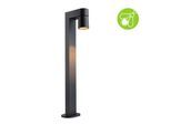 LED Pollerleuchte PAULMANN "Kimu IP44 822mm 2200K 7,8W 500lm 230V 70 Anthrazit Aluminium", grau (anthrazit), H:82,2cm T:23,4cm Ø:8cm, Leuchten, LED Pollerleuchte, insektenfreundlich