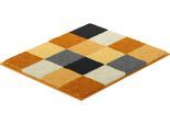 Badematte GRUND "BONA", gelb, H:20mm, Polyester, Badematten, Badematte, rutschhemmender Rücken, kariert, flauschig, weich