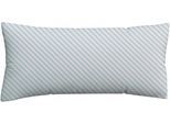 Kissenbezug SCHLAFGUT "Premium Kissenbezug Woven Fade Satin (1 St)", bunt (lila light, blau light), B:40cm L:80cm, Mako-Satin, Obermaterial: 100% Baumwolle, Kissenbezüge, Kissenbezug, Ton-in-Ton Reißverschluss, Fadendichte von 300tc, Streifen, OEKO Tex