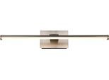 GLOBO LIGHTING Wandleuchte "JAIME I", silber (nickel matt), H: 7,5cm, 1 Stk., Leuchten, Wandlampe Wand Wohnzimmer Flur Wandbeleuchtung, Wandleuchte