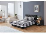 Tagesdecke, schwarz (anthrazit, grau, weiß, schwarz), B:195cm L:225cm, Polyester, WESTFALIA SCHLAFKOMFORT, Tagesdecken