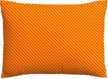 Kissenbezug SCHLAFGUT "Premium Kissenbezug Woven Fade Satin (1 St)", bunt (gelb deep, rot mid), B:70cm L:90cm, Mako-Satin, Obermaterial: 100% Baumwolle, Kissenbezüge, Kissenbezug, Ton-in-Ton Reißverschluss, Fadendichte von 300tc, Streifen, OEKO Tex