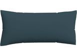 Kissenbezug SCHLAFGUT "Premium Kissenbezug Woven Satin (1 St)", grau (grau deep), B:40cm L:80cm, Mako-Satin, Obermaterial: 100% Baumwolle, Kissenbezüge, Kissenbezug, Ton-in-Ton Reißverschluss, Fadendichte von 300tc, Uni, OEKO Tex