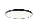 BRILLIANT LED Deckenleuchte "Lotti", schwarz, weiß, 1, Ø 50cm H: 3cm, 1 Stk., Leuchten, 50cm, 4000lm, 3000K, RGB, dimmbar, Tuya, Fernbedienung, LED Deckenleuchte