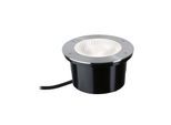LED Einbauleuchte PAULMANN "DureaIP67 rund 153mm 3000K 8W 530lm 230V Edelstahl Metall", silber (edelstahlfarben), H:11,2cm Ø:21,3cm, Leuchten, Bodeneinbauleuchte