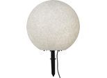 Dekolicht "Außendekoration Stone", grau, H:48cm Ø:50cm, PARFORCE TRADITIONAL HUNTING, Leuchten, Steinoptik, E27-Fassung, max 25 W, 5 m Kabel, IP65