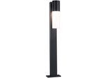 Pollerleuchte PAULMANN "Outdoor 230V Tralia E27 IP44 anthrazit", grau (anthrazit), B:12cm H:65cm T:14,5cm, Leuchten, E27, IP44