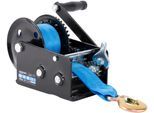 Winde GÜDE "Gurtwinde »GGHW 900/8«", blau (blau, schwarz), B:27,5cm H:16cm L:29cm, Stahl, Winden