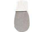 Babyschlafsack TRÄUMELAND "Puck-Schlafsack Air, Design blau melliert", Baby, Gr. L: 60cm, grau, Bezug: 100% Baumwolle. Füllung: 70% Polyester, 30% Lyocell (TENCEL™), Schlafsäcke