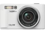 YASHICA Kompaktkamera "City 100", weiß, B:10,6cm H:6,55cm T:6,13cm, Fotokameras