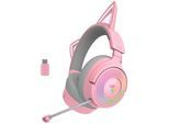 RAZER Gaming-Headset "Kraken Kitty V3 Pro", quartz, Kopfhörer