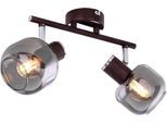 GLOBO LIGHTING Deckenstrahler "PALLO", bronzefarben, H: 18cm, 1 Stk., Leuchten, Spot Deckenspot Flur Schlafzimmer Wohnzimmer, Deckenstrahler