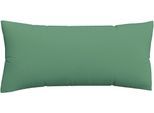 Kissenbezug SCHLAFGUT "Premium Kissenbezug Woven Satin (1 St)", grün (grün mid), B:40cm L:80cm, Mako-Satin, Obermaterial: 100% Baumwolle, Kissenbezüge, Kissenbezug, Ton-in-Ton Reißverschluss, Fadendichte von 300tc, Uni, OEKO Tex