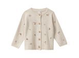 Baby Strickjacke mit Stickerei