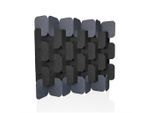 Mid.you , Grau, Dunkelgrau , Textil , 174x164x25 cm ,
