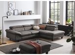 Ecksofa HOME AFFAIRE "Pilot L-Form", braun (cacao), B:266cm H:73cm T:108cm, 100% Polyester; Feinstruktur 75000 Scheurtouren; Struktur 35000 Scheuertouren, Mikrofaser 40000 Scheuertouren, Sofas, Ecksofa, mit Kopfteilverstellung, wahlweise mit Schlaffunktion & Bettkasten