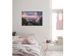 Leinwandbild KOMAR "Coastal Paradise - Größe 90 x 60 cm", bunt (farbe bild(er): bunt), B:90cm H:60cm T:2cm, Holz, Papier, Bilder, Leinwandbild, Keilrahmenbild mi Echtholzrahmen
