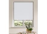 Seitenzugrollo OTTO HOME "THEMSE" Gr. 2, weiß (schneeweiß), B:50cm H:150cm, Polyester, Rollos, Seitenzugrollo, Bestseller, Rollo Fenster, Verdunkelung, mit Klemmträgern
