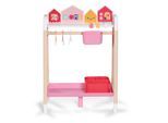 Puppenkleiderschrank BABY BORN "Kleiderstange", rosa, Puppenmöbel, Kinder, Holz, Kunststoff, Puppenkleiderschrank, inklusive 3 Kleiderbügel; im Scandi-Design