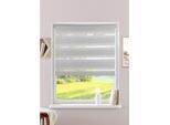 Doppelrollo OTTO HOME "SORANA" Gr. 3, beige (hellbeige), B:60cm H:150cm, Polyester, Rollos, Doppelrollo, Rollo, Sonnenschutz, für Fenster & Tür, Melangeoptik-NEUHEIT
