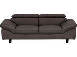 2-Sitzer HOME AFFAIRE "Pilot", braun (cacao), Sofas, Kinder, B/H/T: 202cm x 108cm, Leder PAMPAS, 2-Sitzer, Big-Sofa mit Kopfteilverstellung, B:202cm T:108cm