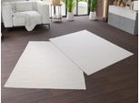 Teppich OCI DIE TEPPICHMARKE "JOKER OF STRIPES", beige (creme), B:140cm H:5mm L:200cm, Polyester, Teppiche, Teppich, Wendeteppich, weiche flache Oberfläche