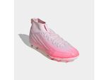 Fußballschuh ADIDAS PERFORMANCE "F50 SPARKFUSION LEAGUE KIDS, FESTE BÖDEN / KUNSTRASEN, HALBHOCH GESCH", Mädchen, Gr. 30, solar turbo, ftwr weiß, distilled pink, Synthetik, Textil, Schuhe Fußballschuh, für Rasen und Kunstrasenplätze geeignet, für Jugendliche & Kinder