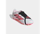 Fußballschuh ADIDAS PERFORMANCE "PREDATOR CLUB, UMSCHLAGBARE ZUNGE, FESTE / GEMISCHTE BÖDEN", Damen, Gr. 42, pink (cloud weiß, solar turbo, core schwarz), Synthetik, Schuhe Fußballschuh, für viele verschiedene Böden geeignet