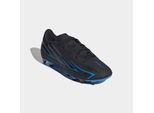 Fußballschuh ADIDAS PERFORMANCE "F50 HYPERFAST CLUB KIDS, FESTE BÖDEN/GEMISCHTE BÖDEN", Mädchen, Gr. 37, core schwarz, core schwarz, lucid ray blau, Synthetik, Schuhe Fußballschuh, für viele verschiedene Böden geeignet, für Jugendliche & Kinder