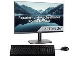 CAPTIVA All-in-One PC "All-In-One Power Starter I84-892", schwarz, Microsoft Windows 11 Home (64 Bit), 32 GB RAM 2.000 GB SSD, Desktop-PCs