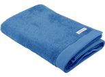 Duschtuch TOM TAILOR HOME "COLOR BATH", blau (cool blau), B:70cm L:140cm, Frottier, Frottier, Handtücher, 100% Baumwolle, 70x140 cm, uni, große Farbauswahl