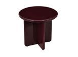 Mid.you Couchtisch, Rot, Holzwerkstoff, rund, X-Form, 50x45x50 cm, Wohnzimmer, Wohnzimmertische, Couchtische