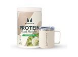 Protein Eiskaffee Bundle - 20Portionen - Natural Cream Coffee Cup - Iced Matcha