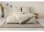 Bettwäsche OTTO HOME "Luisa", beige, B/L: 135cm x 200cm, 1 Stk., 1 Stk., Renforcé, B/L: 80cm x 80cm, 2 Stk., Renforcé, Obermaterial: 100% Baumwolle, Bettwäsche, Bettwäsche, 4 Qualitäten für dein perfektes Schlafgefühl (von Komfort bis Premium)