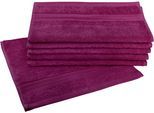 Gaestehandtuecher DYCKHOFF "Siena", rot (vino), B:30cm L:50cm, Frottier, Obermaterial: 100% Baumwolle, Handtücher, Gaestehandtuecher, mit Bordüre