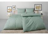 Bettwäsche OTTO HOME "Luisa", jade, B/L: 155cm x 220cm, 1 Stk., 1 Stk., Satin, B/L: 80cm x 80cm, 2 Stk., Satin, Obermaterial: 100% Baumwolle, Bettwäsche, Bettwäsche, 4 Qualitäten für dein perfektes Schlafgefühl (von Komfort bis Premium)