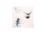 Wellness-Fleece-Digitaldruck "Wintertiere"