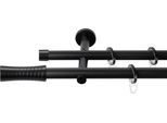Gardinenstange SN DECO GROUP, schwarz, L:200cm Ø:19mm, Gardinenstangen, Gardinenstange