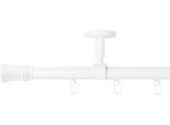 Gardinenstange SN DECO GROUP "Gardinenstange Innenlauf Lyon Ø 19 mm, 1-läufig, Fixmaß", weiß, L:480cm Ø:19mm, Gardinenstangen, Gardinenstange